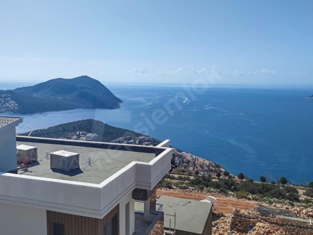 Kalkanda 9 bağımsız modern, eşyalı, deniz manzaralı, özel villa - Görsel 12