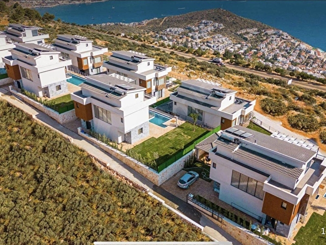 Kalkanda 9 bağımsız modern, eşyalı, deniz manzaralı, özel villa - Görsel 6