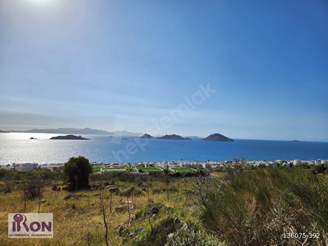 BODRUM TURGUTREİS TE DENİZ MANZARALI, SATILIK EŞSİZ İKİ PARSEL! - Görsel 21