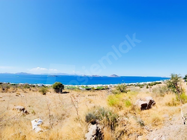 BODRUM TURGUTREİS TE DENİZ MANZARALI, SATILIK EŞSİZ İKİ PARSEL! - Görsel 9