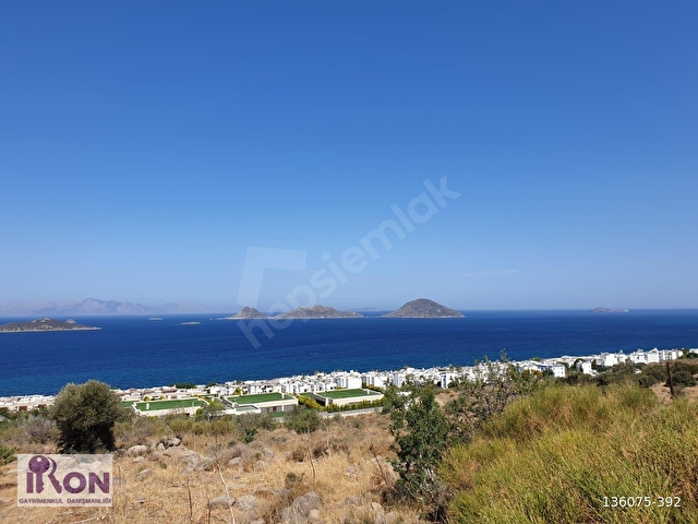 BODRUM TURGUTREİS TE DENİZ MANZARALI, SATILIK EŞSİZ İKİ PARSEL! - Görsel 24