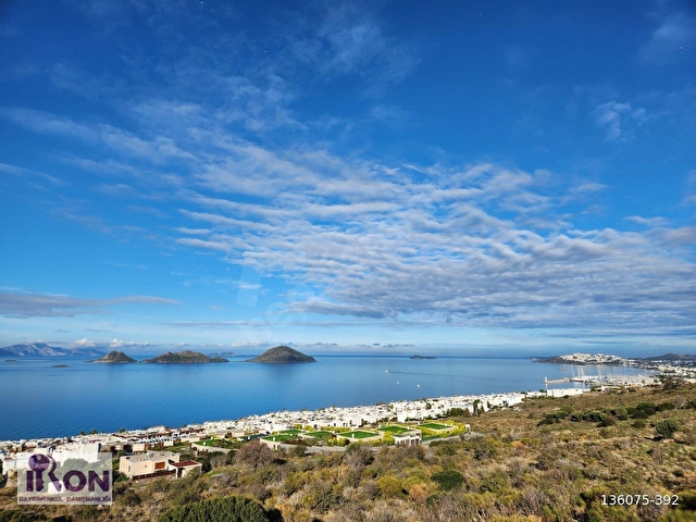 BODRUM TURGUTREİS TE DENİZ MANZARALI, SATILIK EŞSİZ İKİ PARSEL! - Görsel 23
