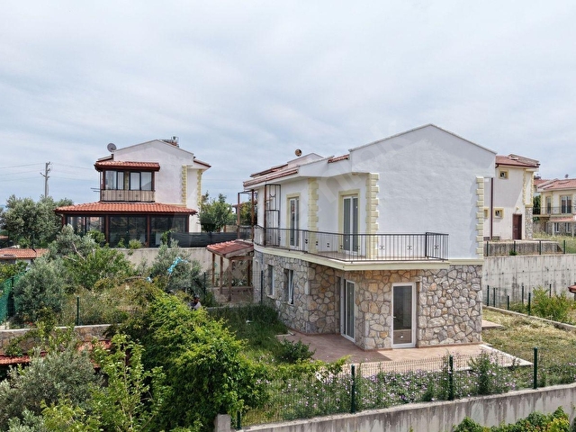 DATÇA BURGAZDA SATILIK 2+1 DUBLEKS BAHÇELİ İKİZ VİLLA - Görsel 13