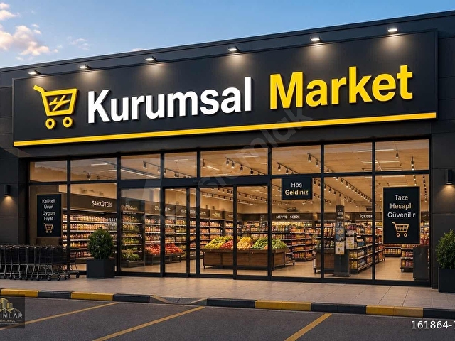 SÜPER KONUM GENİŞ VİTRİN KURUMSAL KİRACILI SATILIK DÜKKAN