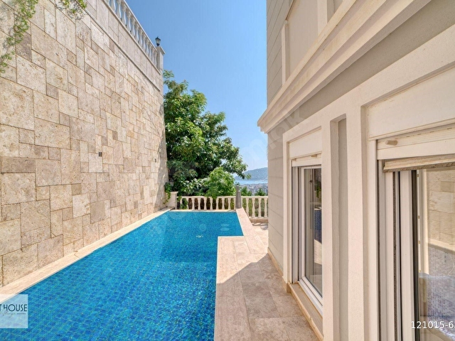 ALANYA CİKCİLLİ’DE FULL DENİZ & KALE MANZARALI ÖZEL HAVUZLU MUHTEŞEM 3+1 VİLLA - Görsel 30