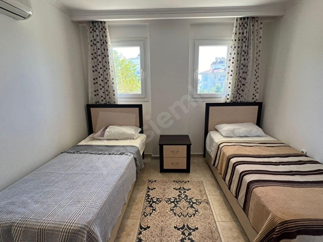 OBA LİLİAN SİTESİNDE EŞYALI HAVUZ MANZARALI 2+1 SATILIK DAİRE - Görsel 12