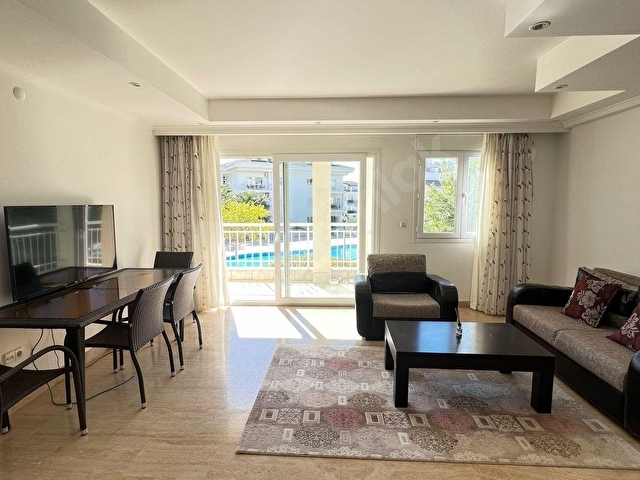 OBA LİLİAN SİTESİNDE EŞYALI HAVUZ MANZARALI 2+1 SATILIK DAİRE - Görsel 4