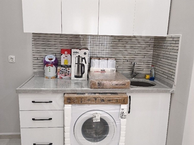 KİRALIK 1+1 BALKONLU NUMUNE MAH , ES DÖNER SOKAĞINDAKİ  SIFIR DAİRE SİFİR EŞYALI - Görsel 6