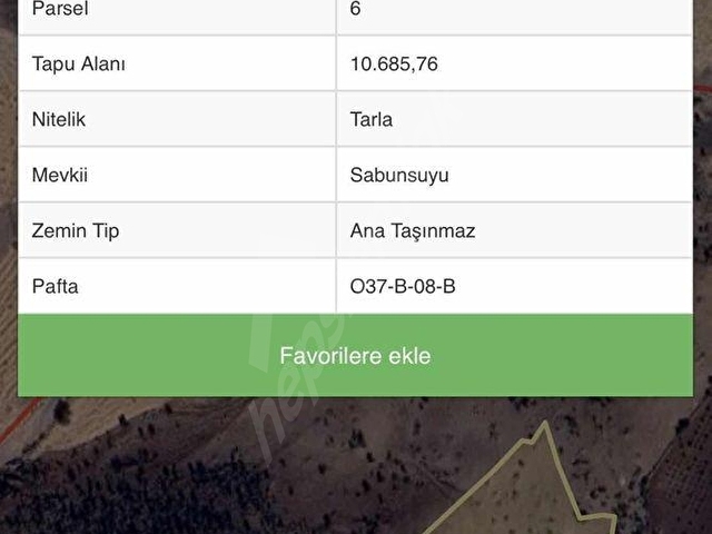 GÖKÇE GAYRİMENKULDEN MUSABEYLİ MADENYOLUNDA SATILIK ARAZİ - Görsel 3