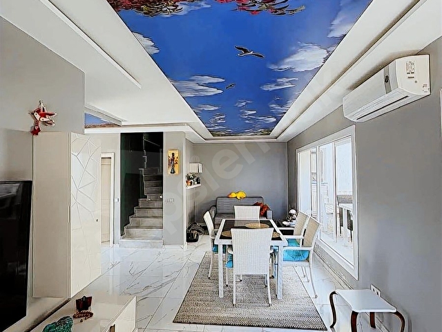 Yahşi Yakını Site İçerisinde Deniz Manzaralı Satılık Villa - Görsel 11