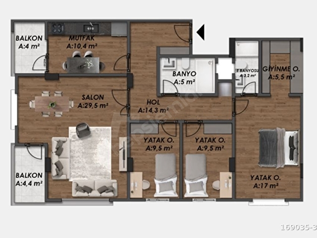 NEBA İNŞAATAN KARŞIYAKADA 3+1 DAİRE - Görsel 4