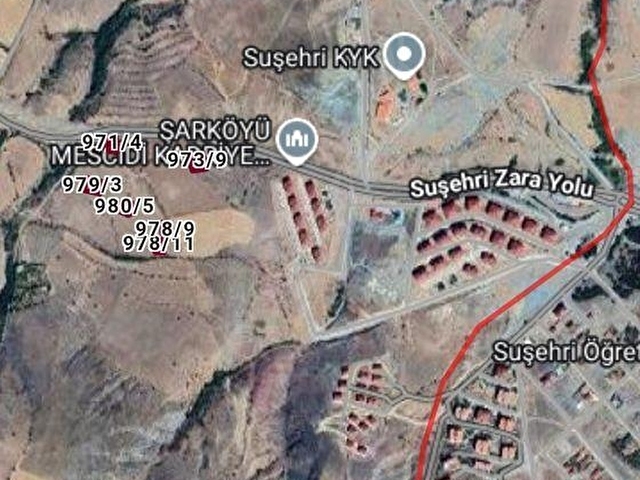 SUŞEHRİ YALNIZBAĞLAR-ÖKSÜLÜ 864 M2 SATILIK ARSA - Görsel 8