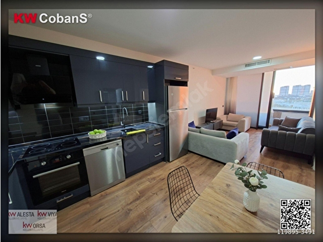 KW CobanStan Şehrin Kalbinde İnci Tower 1+1 Havuzlu - Görsel 2
