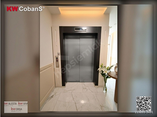 KW CobanStan Şehrin Kalbinde İnci Tower 1+1 Havuzlu - Görsel 6