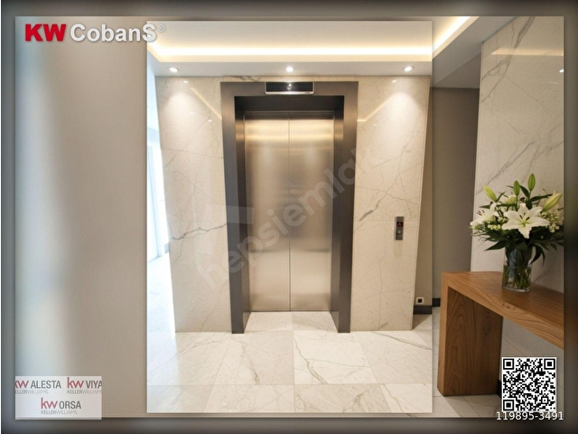 KW CobanStan Şehrin Kalbinde İnci Tower 1+1 Havuzlu - Görsel 4