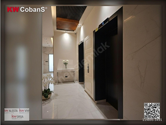 KW CobanStan Şehrin Kalbinde İnci Tower 1+1 Havuzlu - Görsel 3