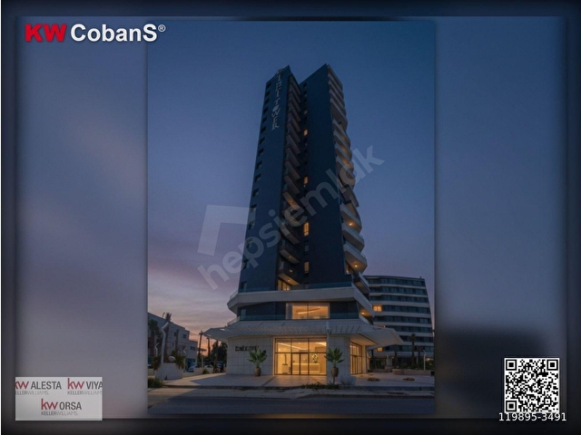 KW CobanStan Şehrin Kalbinde İnci Tower 1+1 Havuzlu - Görsel 12