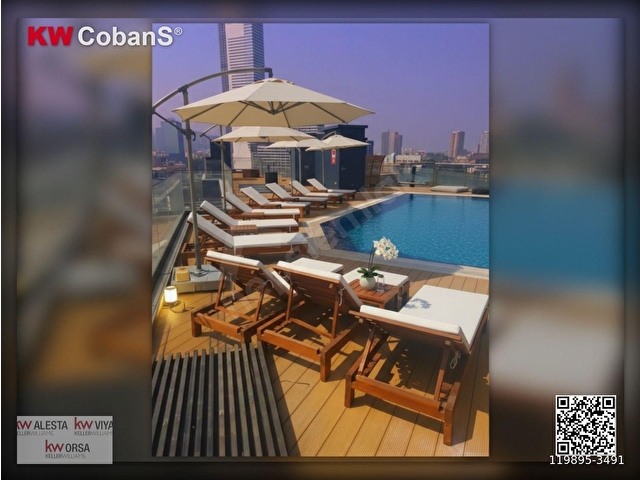 KW CobanStan Şehrin Kalbinde İnci Tower 1+1 Havuzlu - Görsel 17