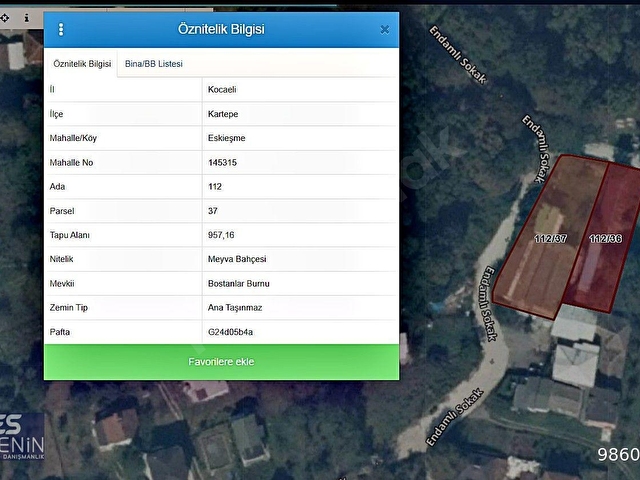 KARTEPE EŞMEDE GÖL MANZARALI 800 M2 KAPALI ALANLI SATILIK ARAZİ - Görsel 25