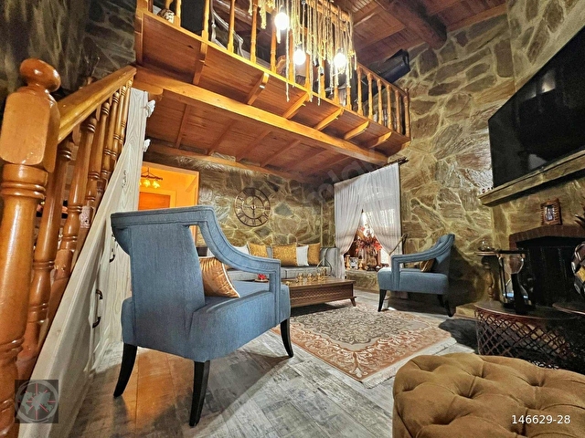 ŞEHRE YAKIN 820 m2 BAHÇE İÇİNDE SATILIK DOĞAL TAŞ VİLLA - Görsel 28