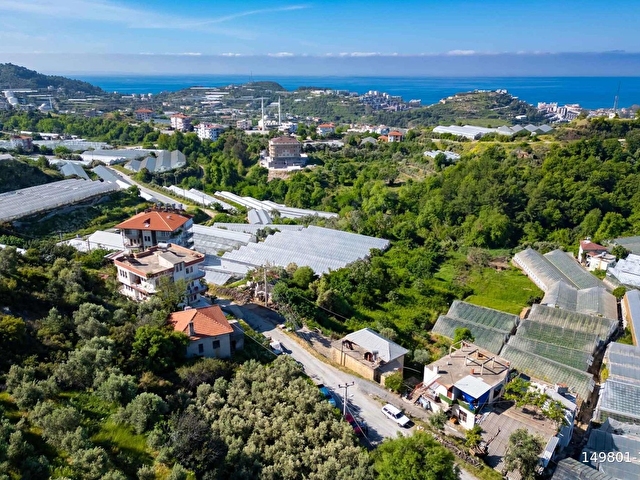 ALANYA KONAKLI MAH. DENİZ MANZARALI SATILIK TARLA VE MÜSTAKİL EV - Görsel 27