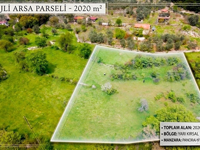 AIRPORT EMLAKTAN | GÖKEÇOVACIKTA 2020 m² SATILIK ARAZİ |GÖCEK