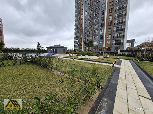 GÜMÜŞ TOWERS 1+1 50M2 ARAKAT - GÜVENLİKLİ -HAVUZLU- HAVUZ CEPHE - Görsel 20
