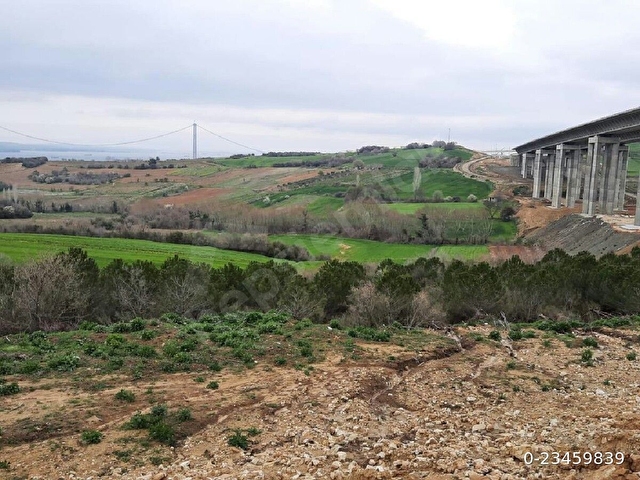 ÇANAKKALE 18MART KÖPRÜ,BOĞAZ,DENİZ MANZARALI LAPSEKİ SULUCADA 10210M2 TEKTAPU TEK HİSSE SAHİBİNDEN - Görsel 2