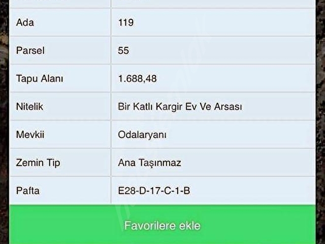 FILYOS LİMANA 950m MESAFEDE SATILIK ARSA VE EV