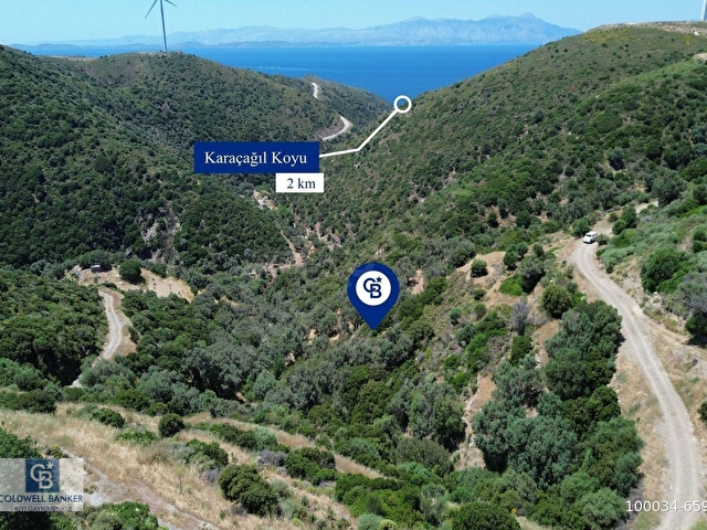 Sarpıncıkta Deniz Manzaralı 7312 m² Yatırımlık Arazi - Görsel 4
