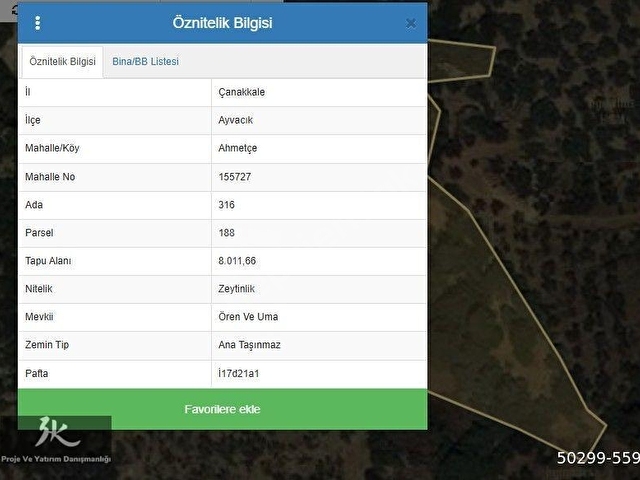 ÇANAKKALE AYVACIK AHMETÇE KÖYÜ 8 DÖNÜM HARİKA ZEYTİNLİK FIRSAT - Görsel 2