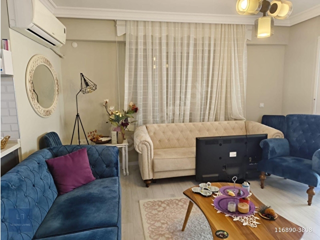 KUŞADASI MARİNA’YA 400M , 2+1 BAKIMLI DAİRE, HAVUZLU SİTE, MERKEZİ KONUM ve  DENİZ MANZARASI - Görsel 6