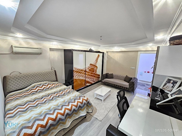 Denizli adalet te satılık önü komple açık yeşil alan cepheli 200 M2 3+1 ebeveyn banyolu lüks daire - Görsel 22