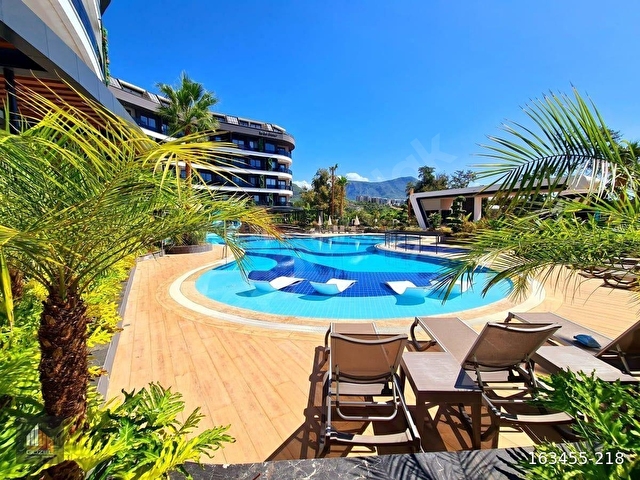 ALANYA OBA RÜYA GİBİ KOMPLEKSTE GENİŞ 1+1 SATILIK DAİRE - Görsel 23