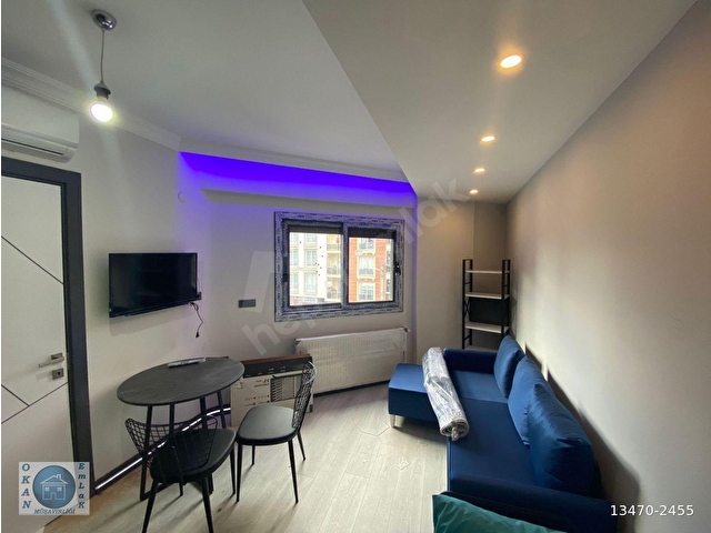 EŞYALI ,2 ODA 1 SALON SIFIR LÜX ,DOĞALGAZLI VE KLİMALI - Görsel 2