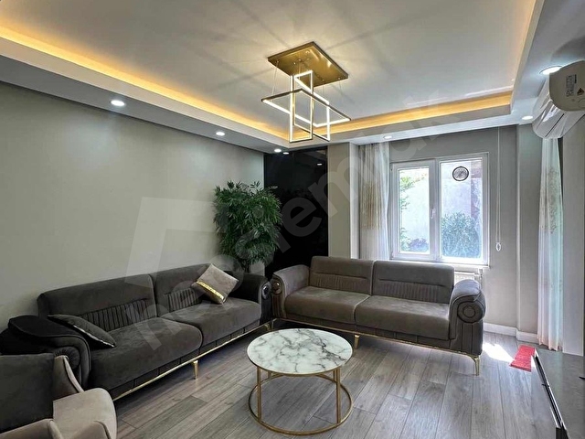 AHENK İSTANBUL EŞYALI 2+1 BAHÇE KATI