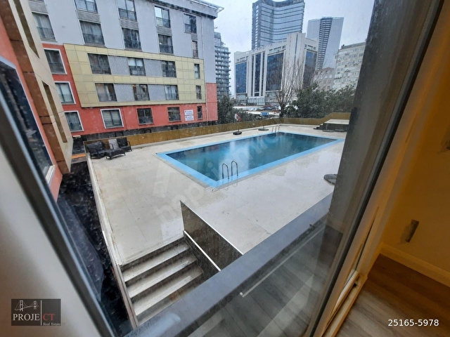 Bomonti Life Residenceda Güvenlikli-Otoparklı Kiralık 1+1 Daire - Görsel 11