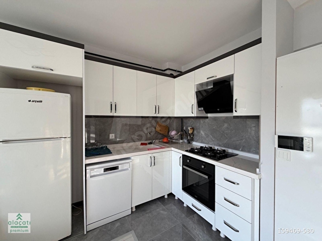 ALAÇATIDAN YBÜ YAKINI 1.KATTA FULL EŞYALI KİRALIK 1+1 DAİRE - Görsel 6