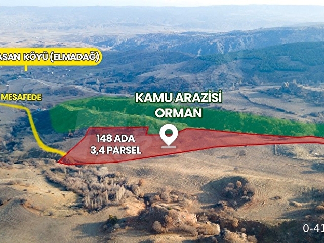 Satılık tarla Karacahasan köyü, Elmadağ, Ankara - Görsel 8