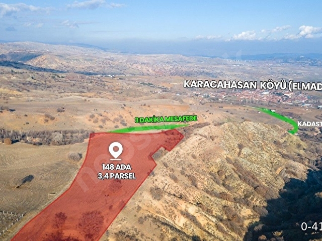 Satılık tarla Karacahasan köyü, Elmadağ, Ankara - Görsel 10