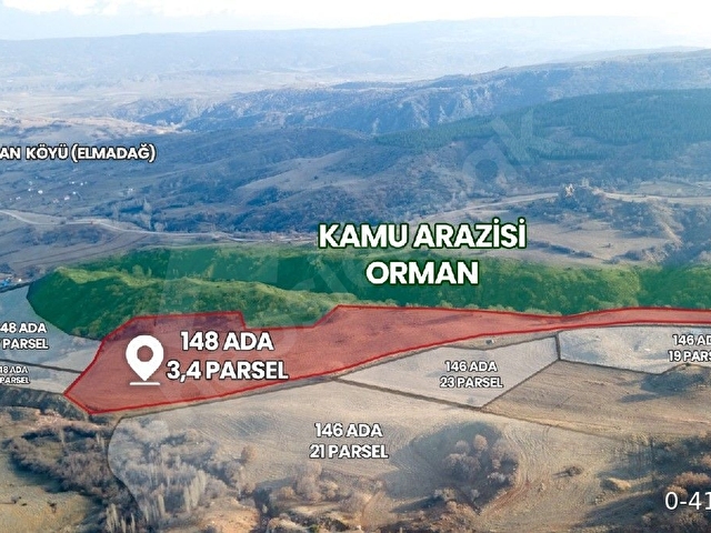 Satılık tarla Karacahasan köyü, Elmadağ, Ankara - Görsel 11