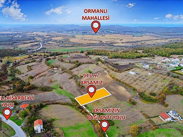 Hisarbeyli Köyünde 976 m² Satılık Hisseli Tarla, Yerimiz Belli - Görsel 8