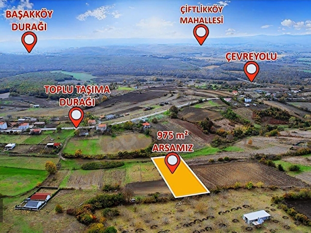 Hisarbeyli Köyünde 976 m² Satılık Hisseli Tarla, Yerimiz Belli - Görsel 2