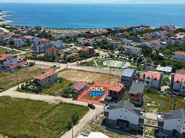 KARABİGA ZEYTİNLİKTE SAHİLE 4 DAKİKA MESAFEDE 292 M² ARSA | YERLEŞİM ALANI İÇERİSINDE