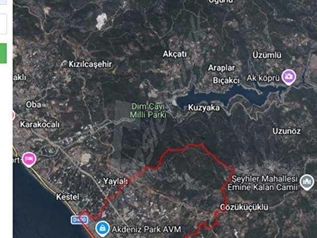 ALANYA MAHMUTLARDA DENİZ MANZARALI, KAT İRTİFAKLI, PROJELİ, ARSA
