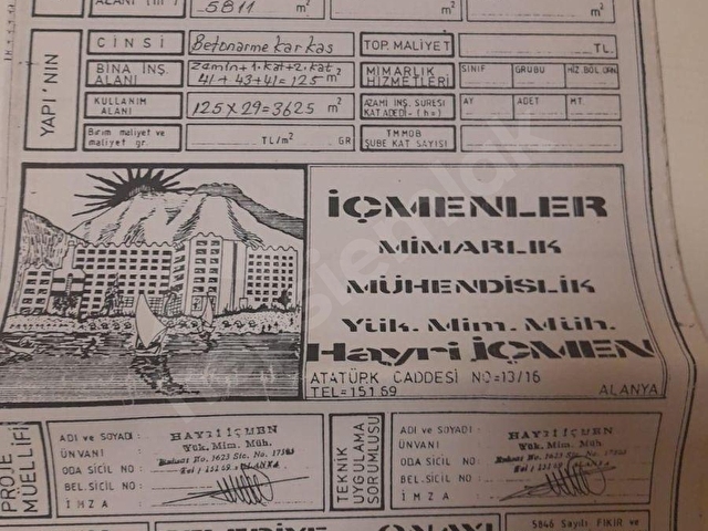 ALANYA MAHMUTLARDA DENİZ MANZARALI, KAT İRTİFAKLI, PROJELİ, ARSA - Görsel 8