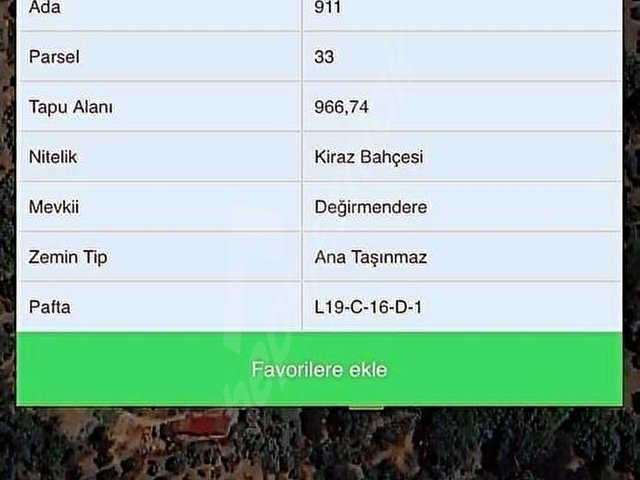 GÜLEÇ GAYRİMENKULDEN (ÇOK ACİL) DEĞİRMENDEREDE SATILIK BAHÇE - Görsel 3