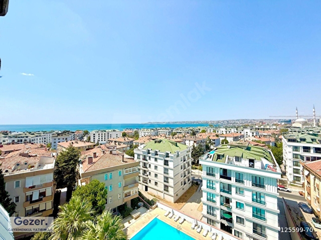 DENİZ MANZARALI 3+2 250m² DUBLEX DAİRE GENİŞ TERAS HAVUZLU SİTE