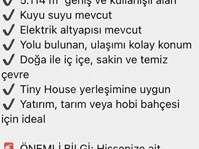 SAHiBiNDEN SATıLıK TARLA ARAZi - Görsel 6