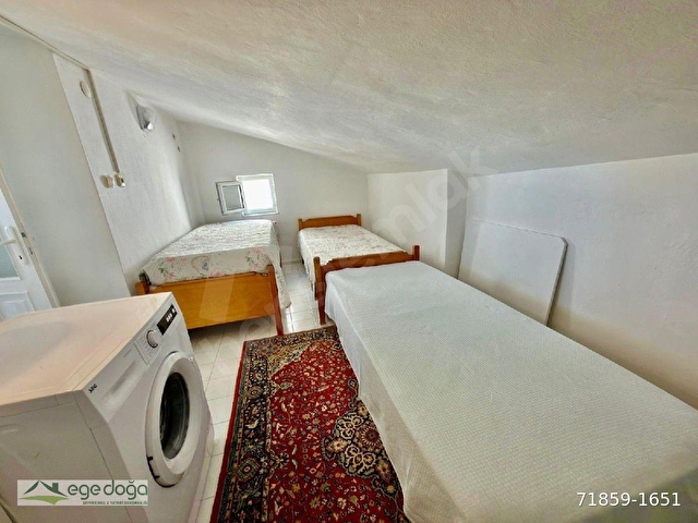 KUŞADASI SAHİLDE PLAJA 750M ÖNÜ AÇIK 4+1 BAHÇELİ SATILIK YAZLIK - Görsel 16